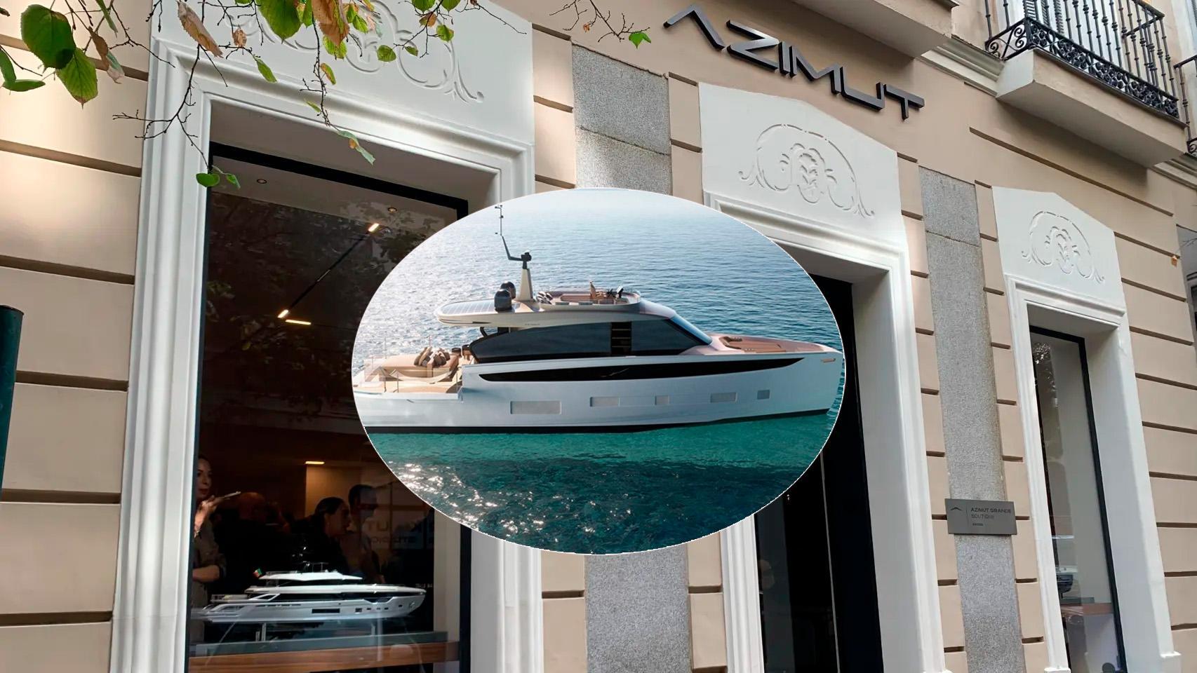 Fachada de la boutique Azimut el día de su inauguración, este miércoles 17 de octubre.