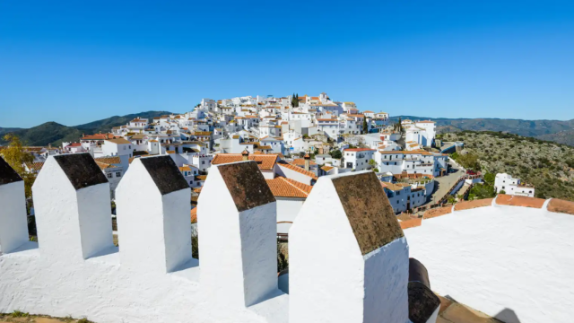 Imagen del pueblo de Comares, en la provincia de Málaga.