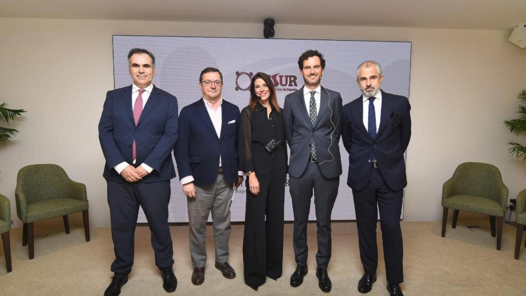 Los ponentes de la jornada celebrada en Málaga.