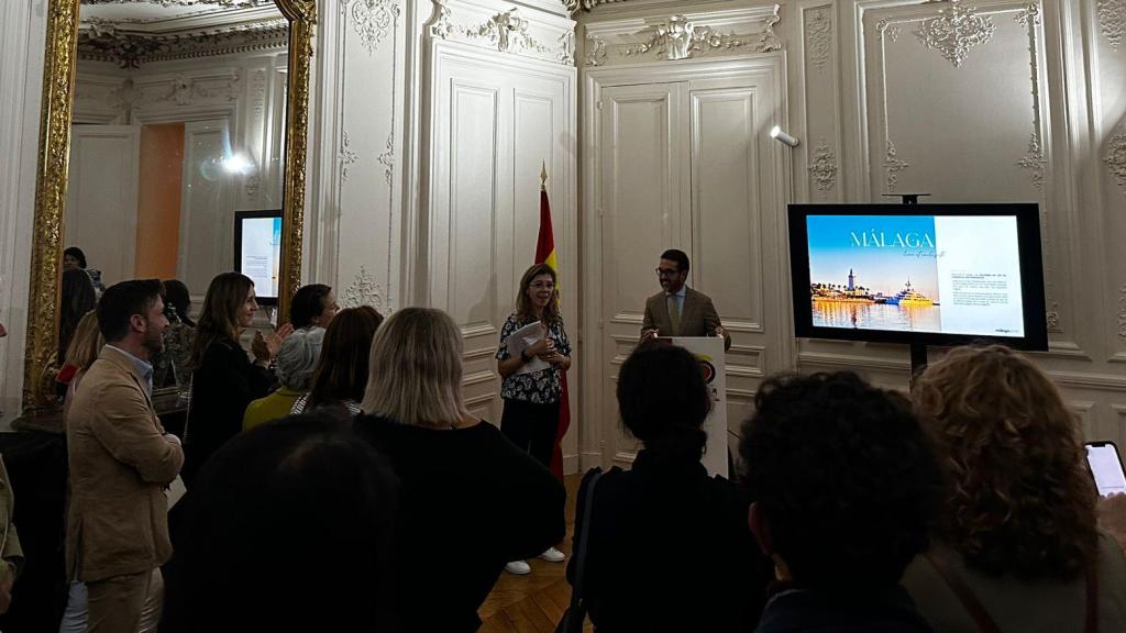 El acto celebrado por Málaga en París.