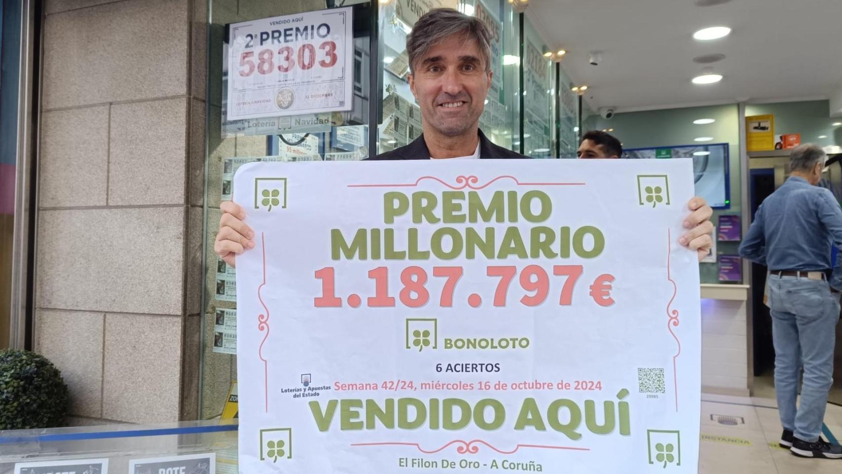 Pablo Seivane, administrador de El Filón de Oro en A Coruña.