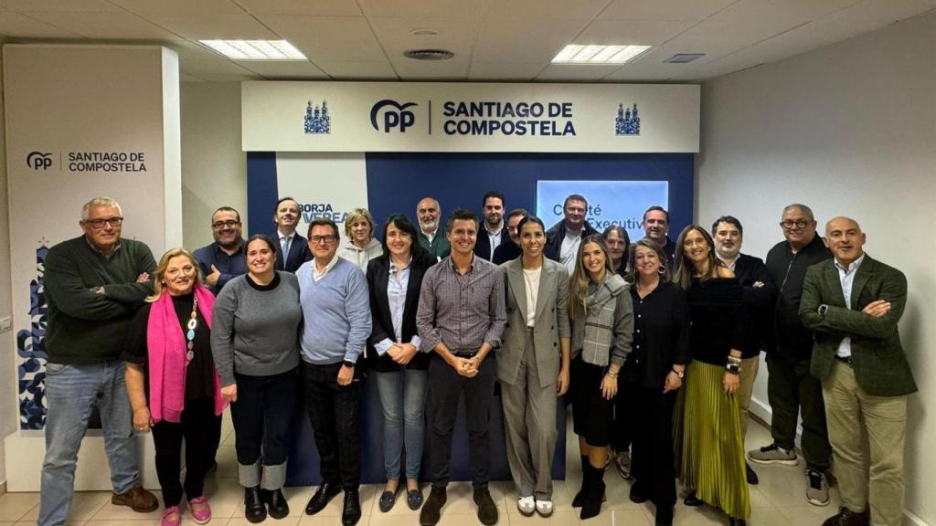 Comité ejecutivo del PP de Santiago.