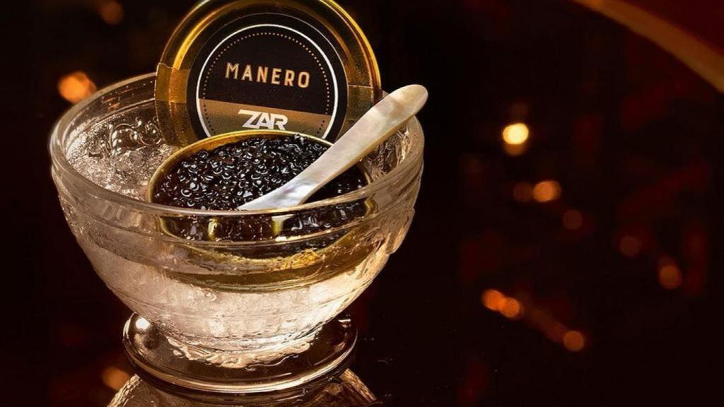 El famoso caviar de Manero.