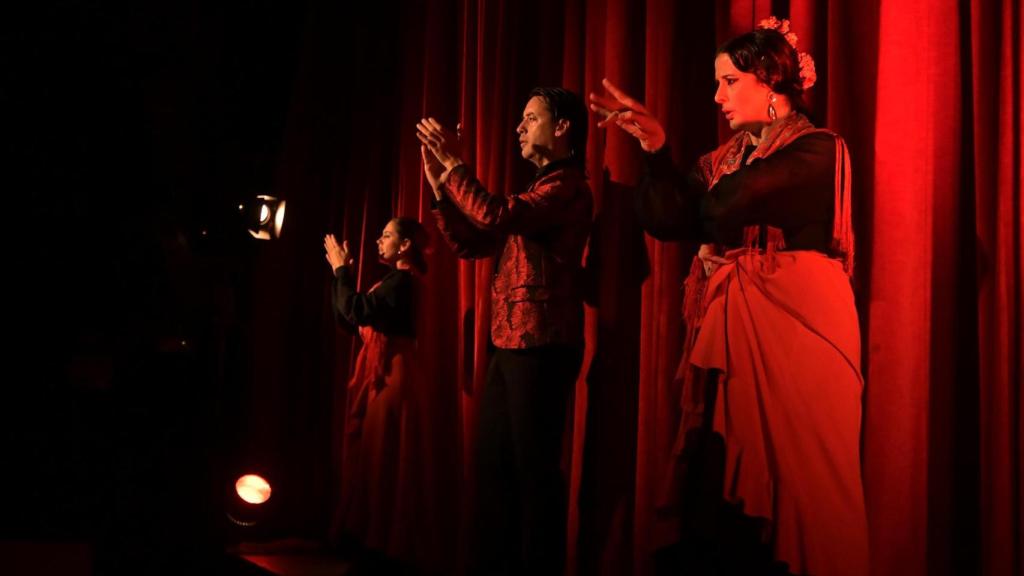 Puesta en escena del espectáculo 'Emociones'. Foto: Teatro Flamenco de Madrid