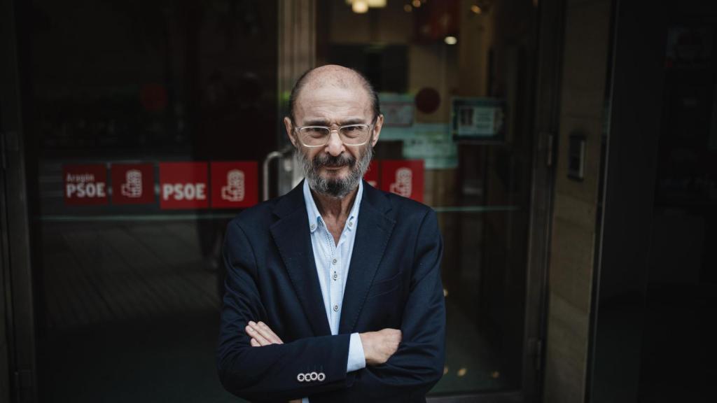 El secretario general del PSOE de Aragón y expresidente del gobierno regional, Javier Lambán.