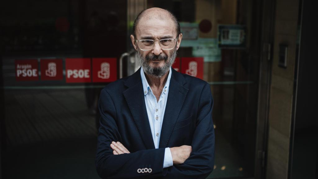 El secretario general del PSOE de Aragón y expresidente del gobierno regional, Javier Lambán.
