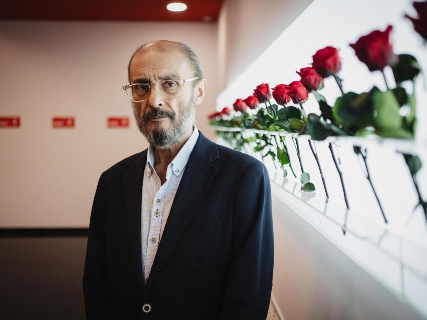 El secretario general del PSOE de Aragón y expresidente del gobierno regional, Javier Lambán.