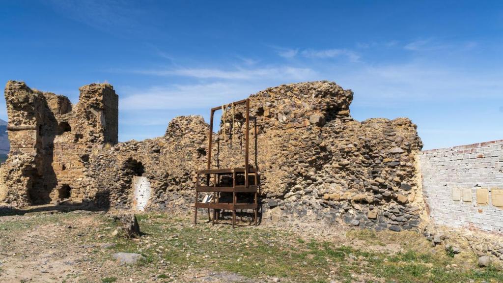 Interior del castillo de Trasmoz.