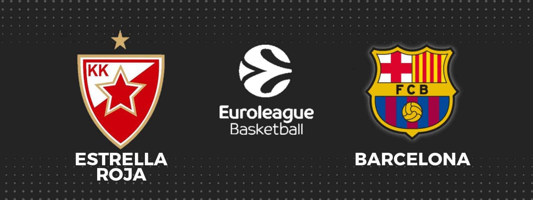 Estrella Roja - Barça de basket, Euroliga de baloncesto en directo