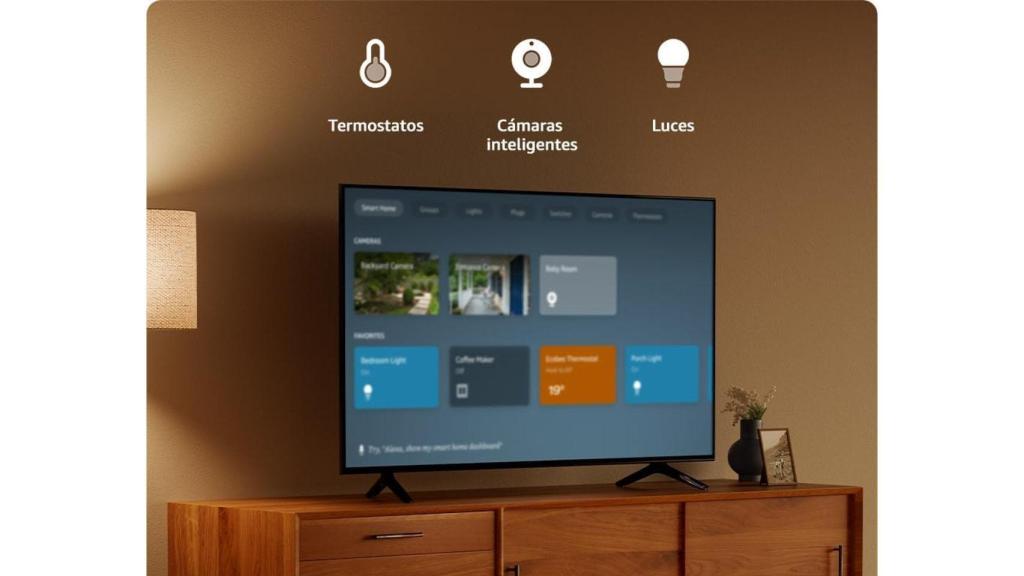 El Amazon Fire TV Stick HD permite controlar dispositivos del hogar inteligente desde el televisor