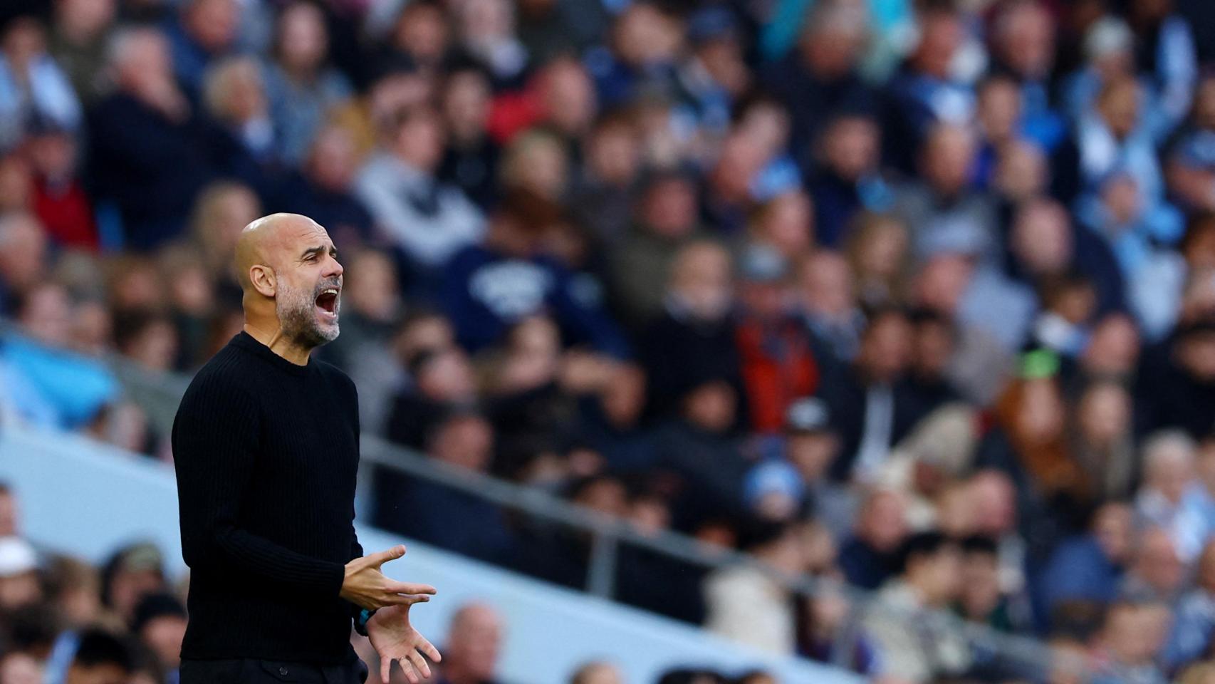 Pep Guardiola, entrenador del Manchester City