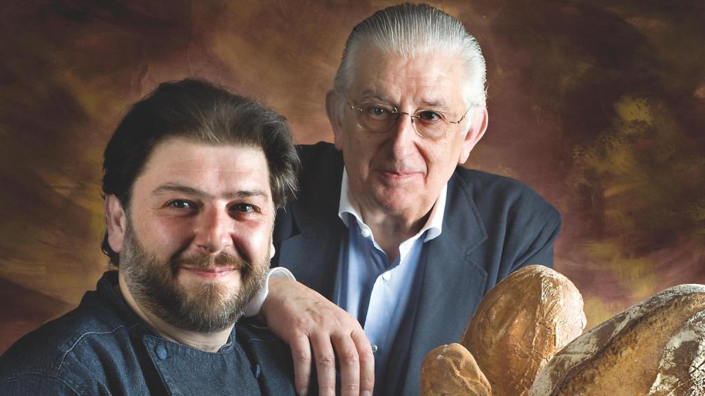 Paco Fernández, padre e hijo, de la familia de propietarios del obrador Viena La Baguette.