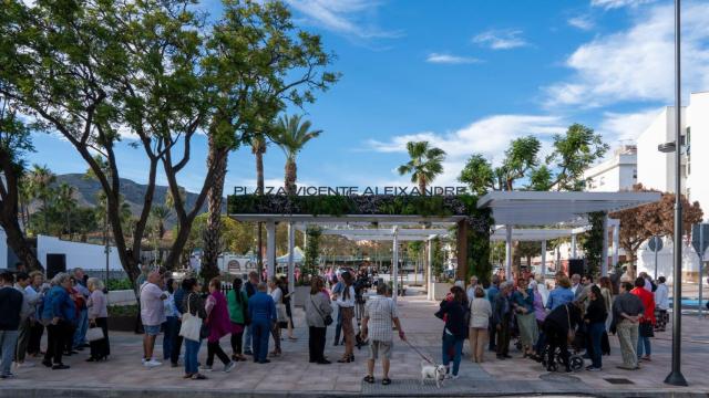 La nueva plaza Vicente Aleixandre de Torremolinos.