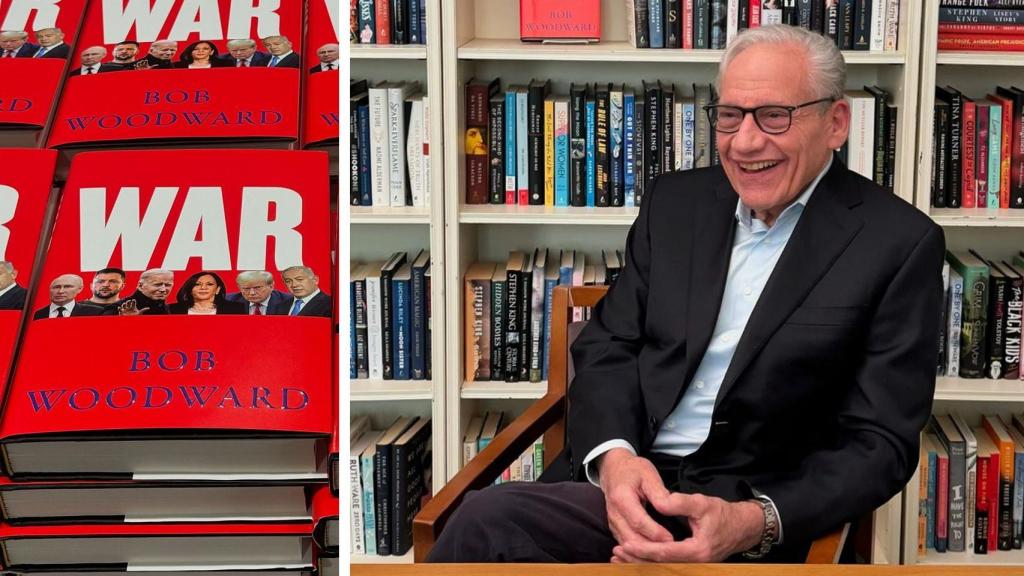 Bob Woodward durante su gira de presentación del libro 'War'