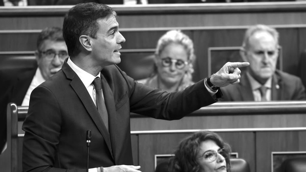 Pedro Sánchez en el Congreso de los Diputados.