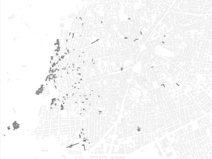 En el mapa se aprecia claramente que los 'puntos calientes' se sitúan en una misma zona.