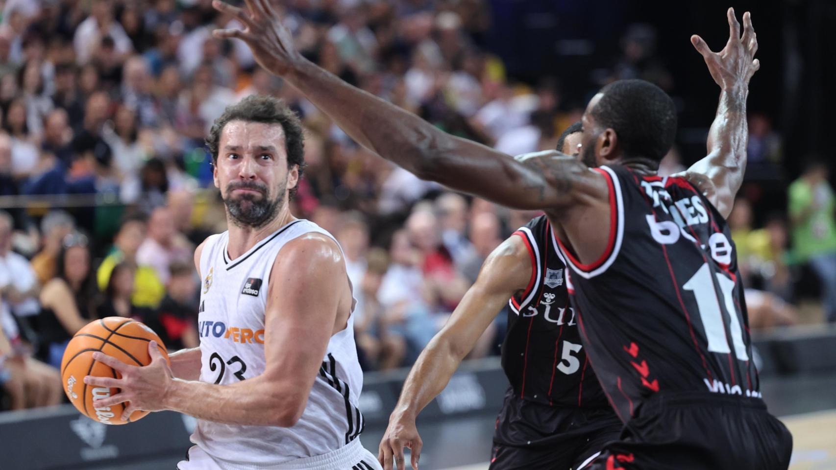 Sergio Llull, contra el Bilbao Basket