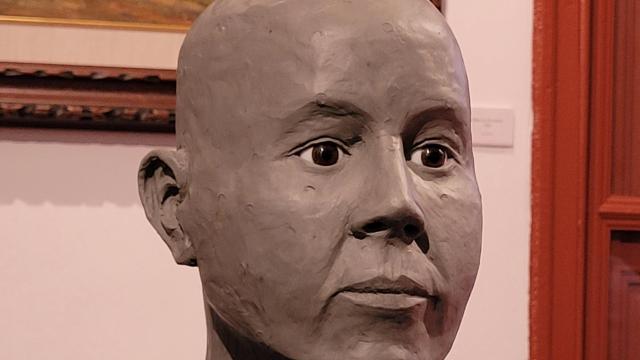 Una reconstrucción del rostro de 'Lazuer', mujer que vivió en la Edad de Bronce.