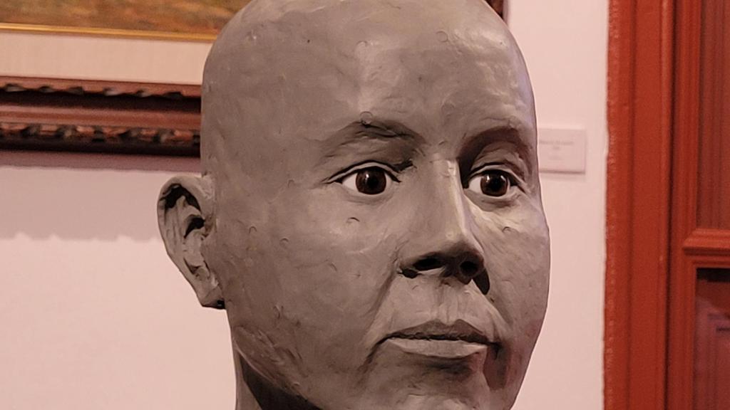 Una reconstrucción del rostro de 'Lazuer', mujer que vivió en la Edad de Bronce.