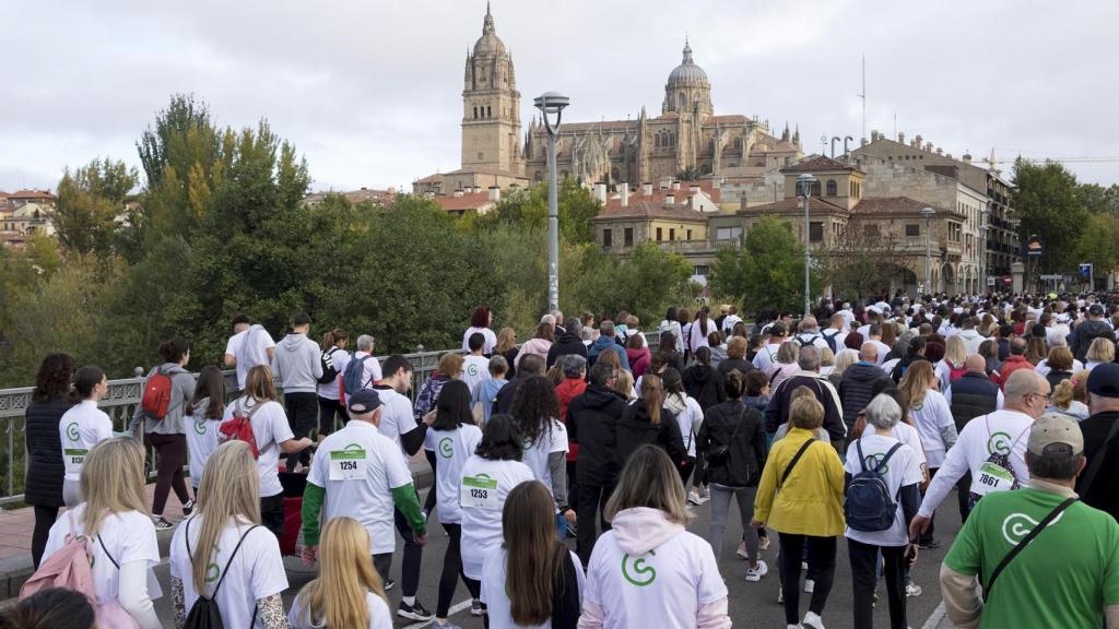 Marcha contra el cáncer en Salamanca