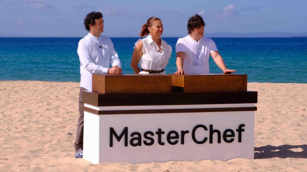 Pepe Rodríguez, Samantha Vallejo-Nágera y Jordi Cruz en 'MasterChef Celebrity 9'.