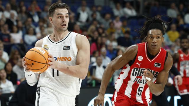 Mario Hezonja, durante el partido frente a Bàsquet Girona.