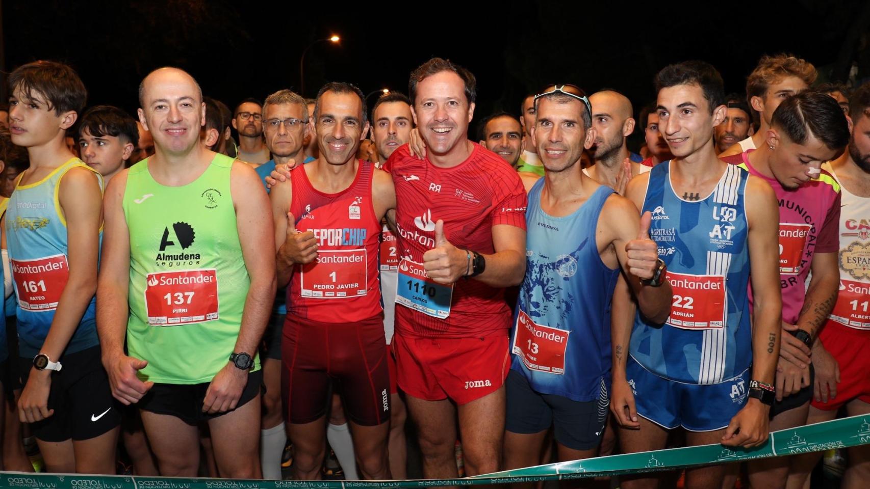 Carlos Velázquez en la Carrera Nocturna de Toledo. Foto: Ayuntamiento.