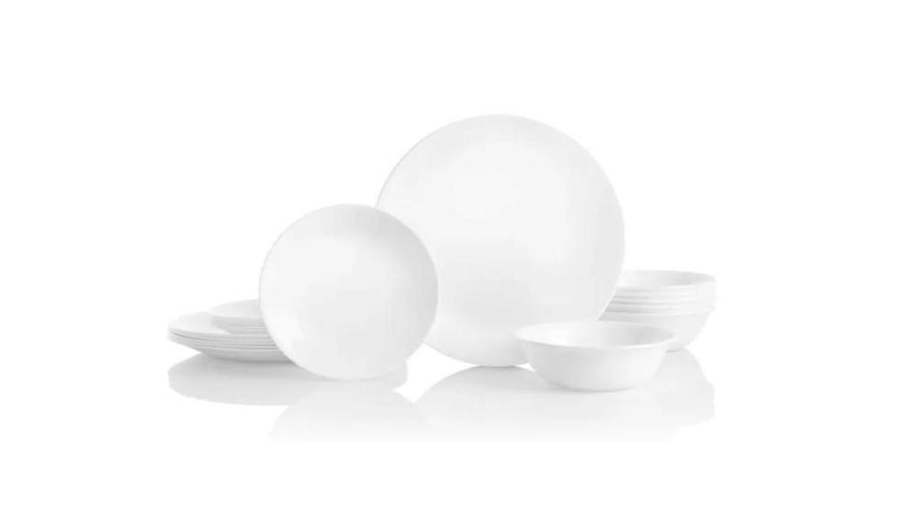 Vajilla de cristal Corelle Winter Frost White