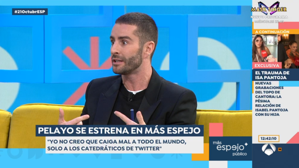 Pelayo Díaz, nuevo colaborador de 'Espejo Público'