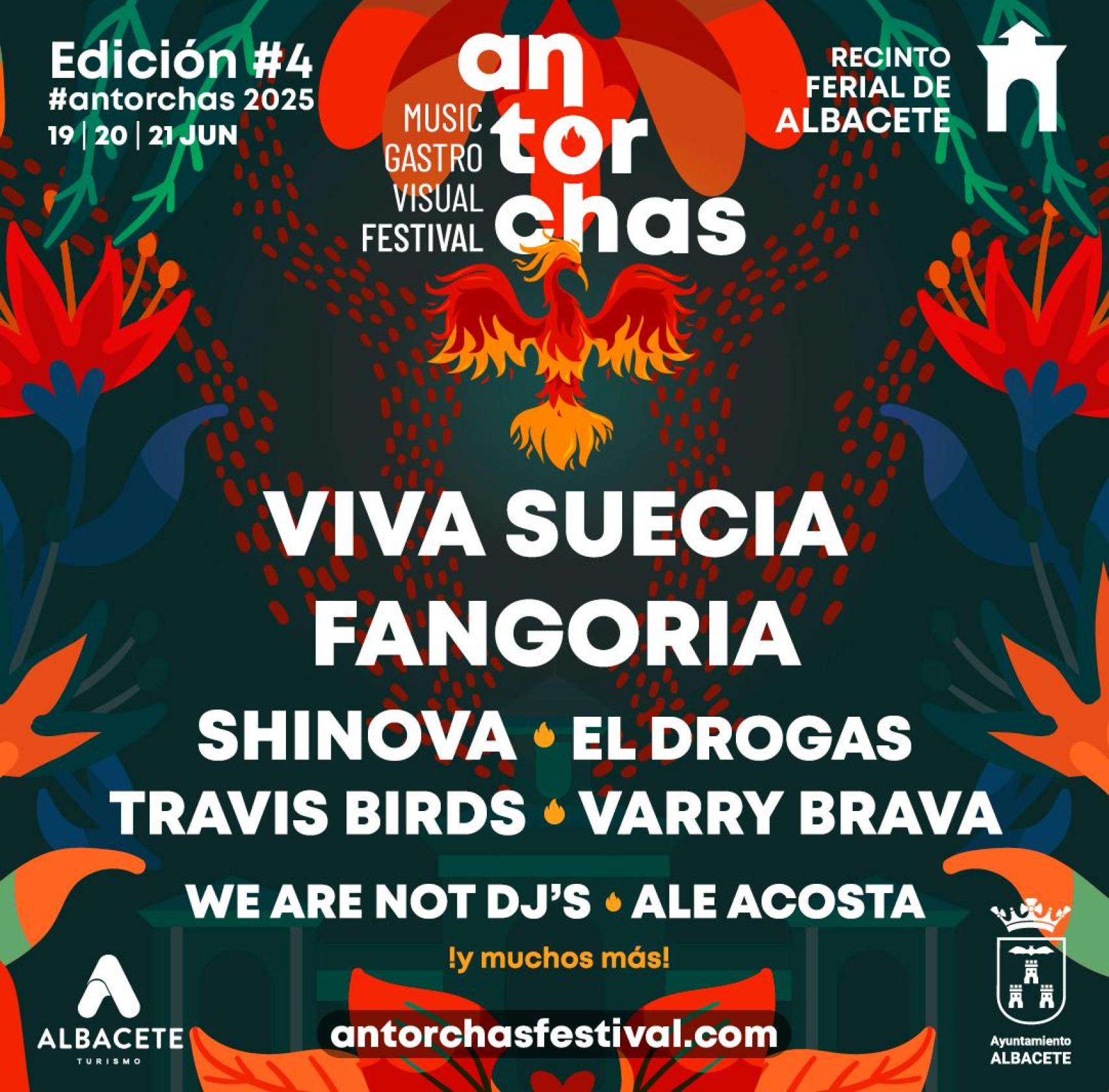 Cartel del Festival Antorchas 2025 de Albacete.