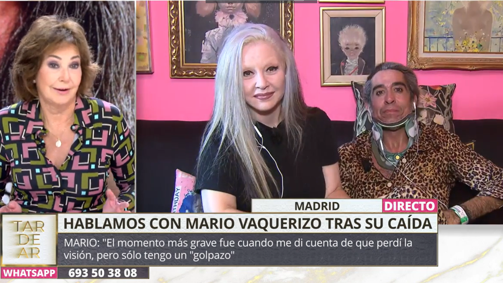 Alaska y Mario conversan con Ana Rosa, en 'TardeAR'