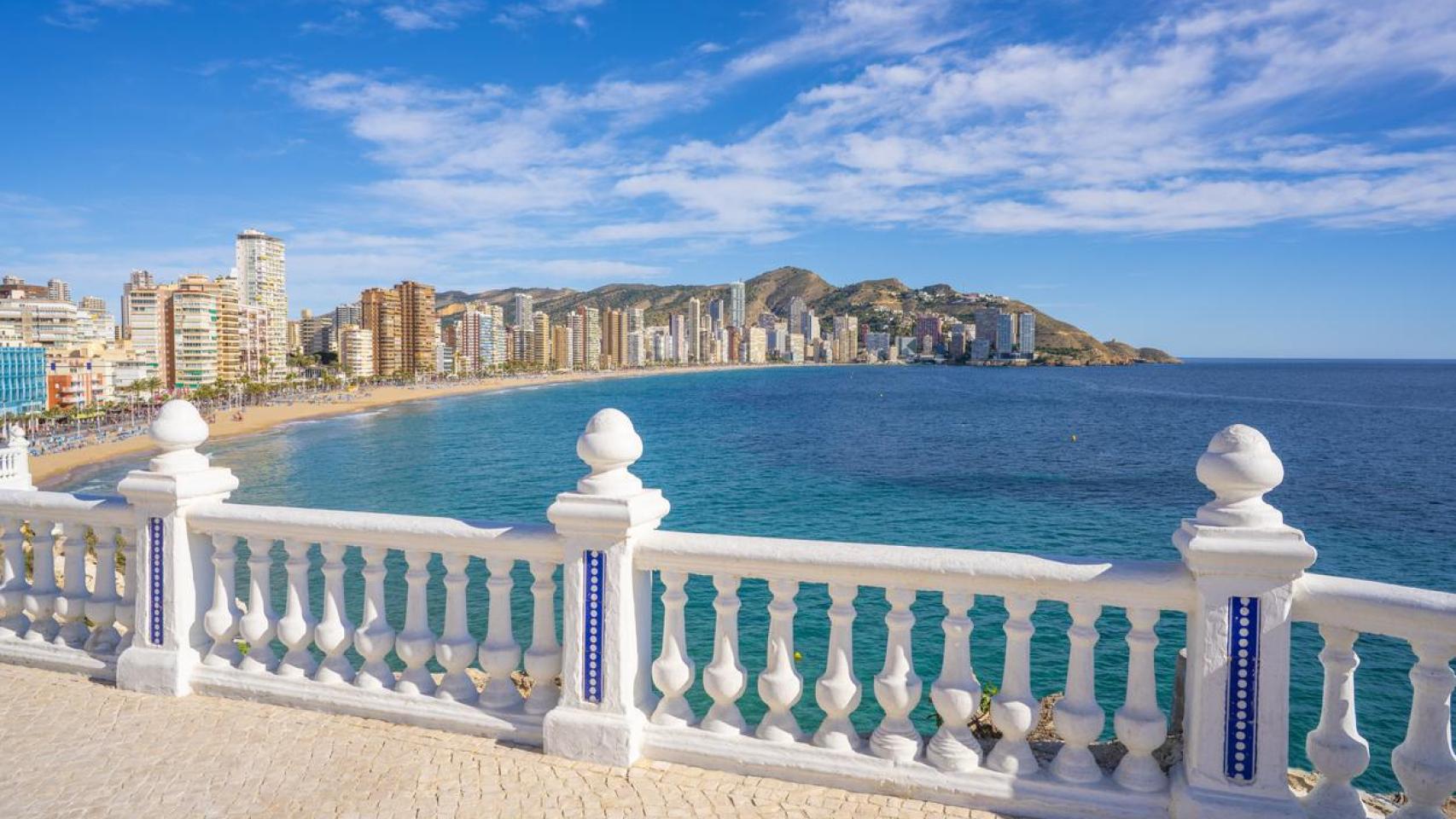 Una panorámica de Benidorm.