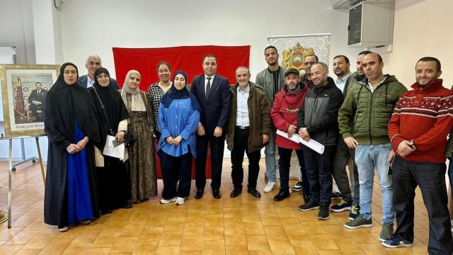 El cónsul General, D. Kamal Arifi, durante su visita a Valladolid