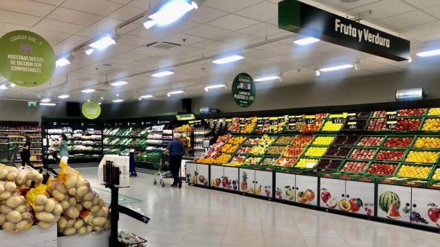 Interior de un supermercado de Mercadona. EP