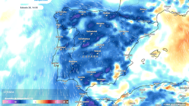 La Aemet alerta de la llegada de una DANA