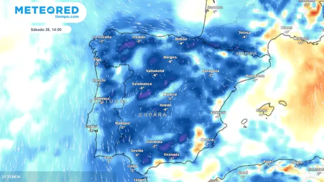 La semana podría acabar con temperaturas anormalmente bajas.