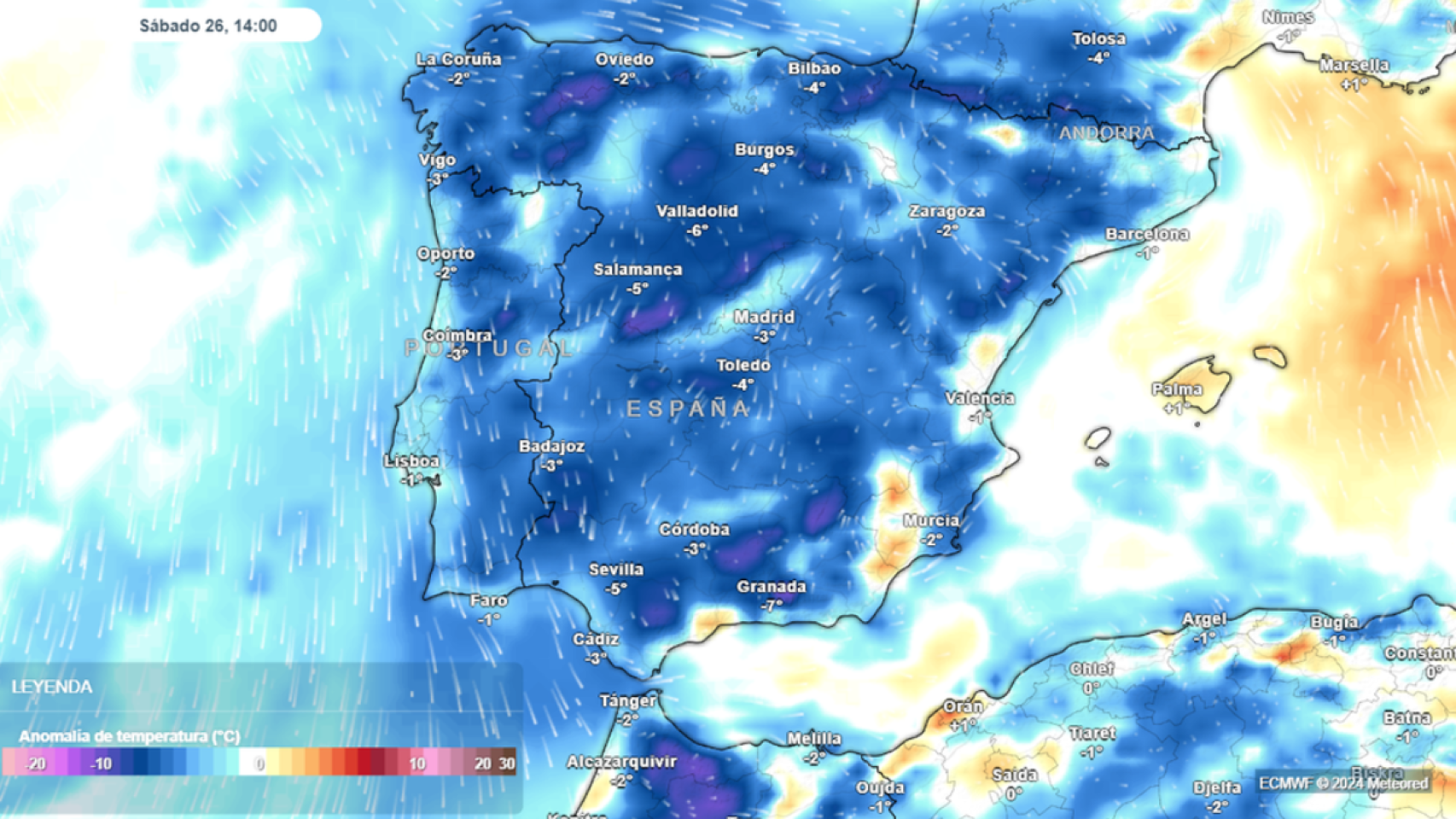 Aviso de la AEMET: una nueva DANA llegará a Castilla-La Mancha a partir de este día