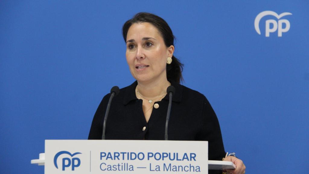 La portavoz del PP de Castilla-La Mancha, Alejandra Hernández, en una imagen de archivo.