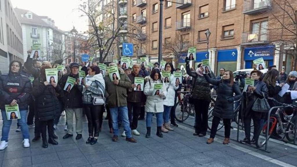 Protesta frente a los juzgados para pedir justicia para Esther López