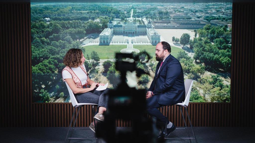 Miguel Gómez Herrero durante su entrevista con EL ESPAÑOL.