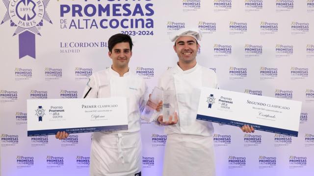 Ganadores del certamen Premio Promesas de Le Cordon Bleu Madrid en la edición de 2023