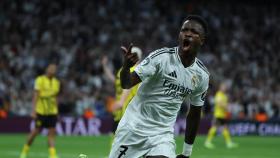 Vinicius celebra un gol contra el Borussia Dortmund