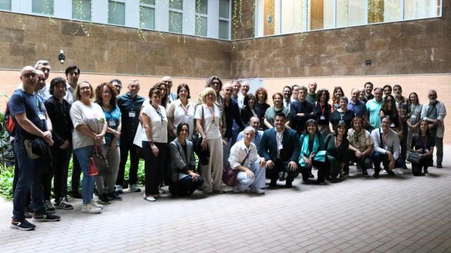 Foto de familia de los representantes de las Editoriales UNE. Foto: UNE