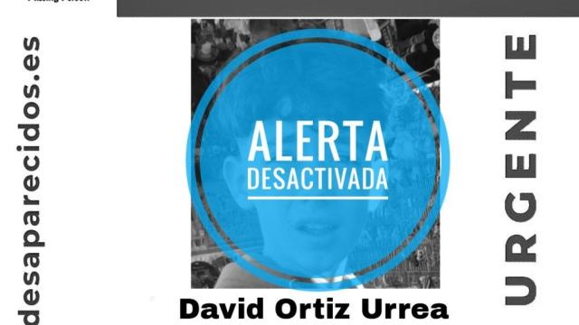 Cartel con la desactivación de la alerta por desaparición del menor de 12 años en Almería.