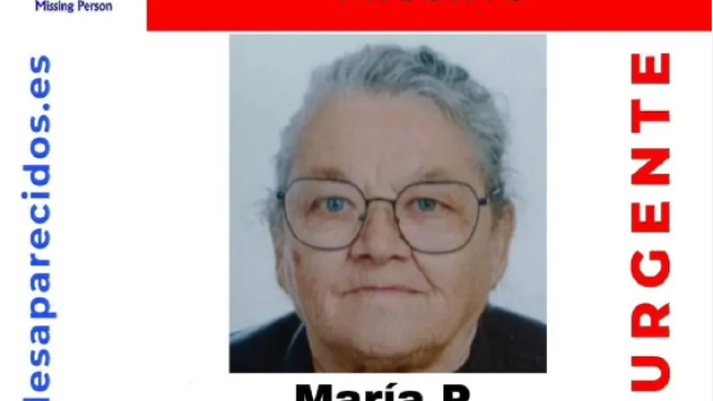 Buscan a María, una anciana de 73 años desaparecida en Málaga capital desde el domingo