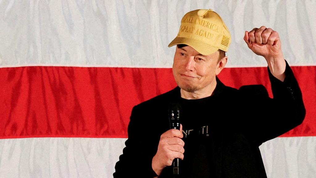 Elon Musk en un evento de 'America PAC' en Folsom, Pensilvania, este jueves.