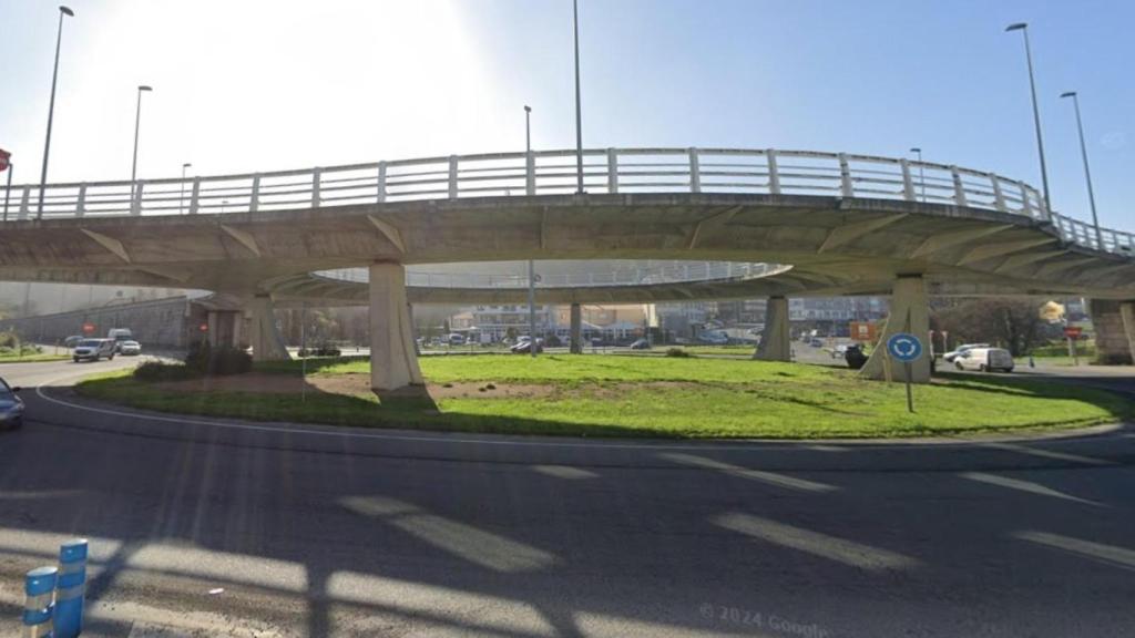 Glorieta de Sabón, en Arteixo (A Coruña)