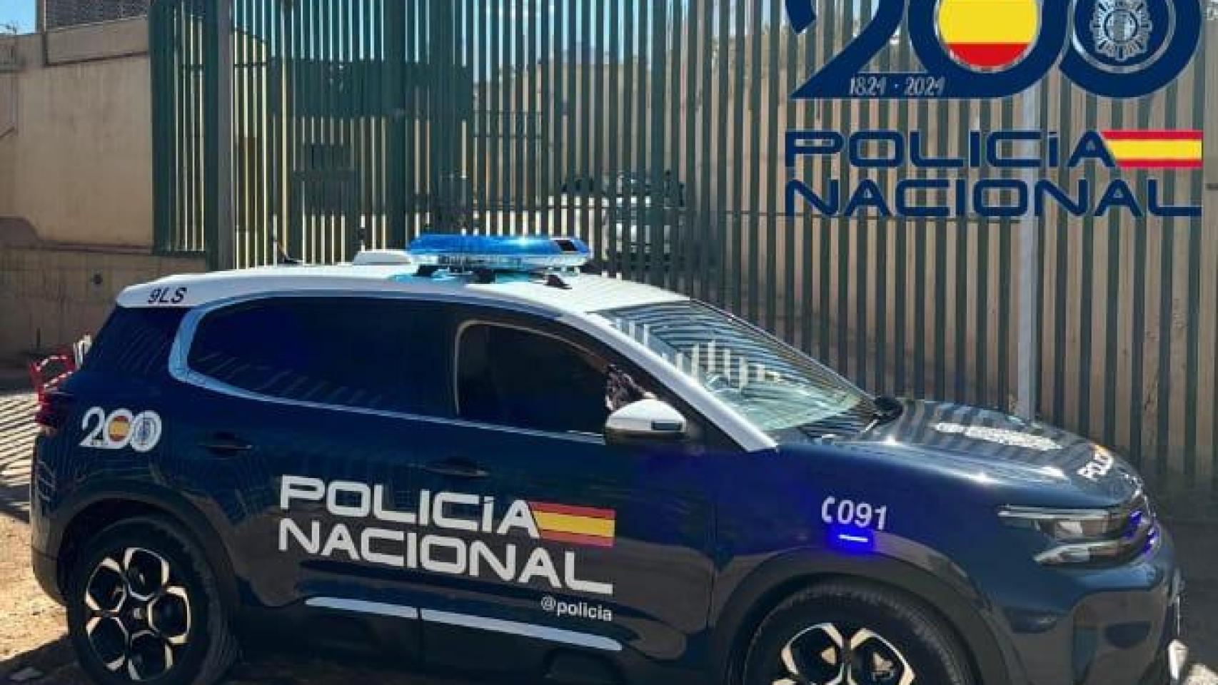 Un vehículo de la Policía Nacional.