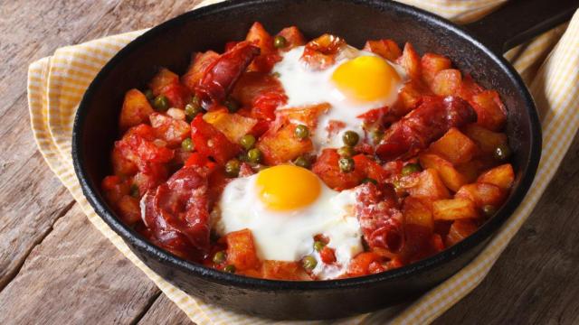 Huevos a la flamenca.