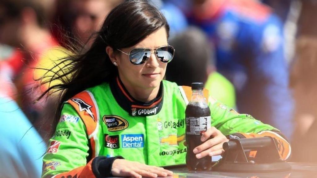 Danica Patrick, durante su época en la Nascar